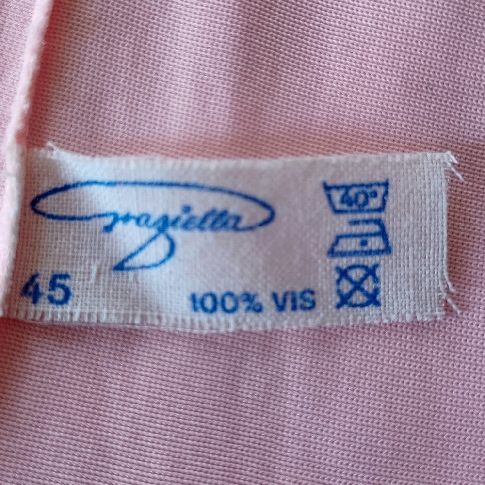 Vintage 80s Slip Dress With Lace Trim, Size S - Picture 11 of 12